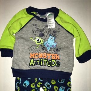 Monsters INC baby clothes set